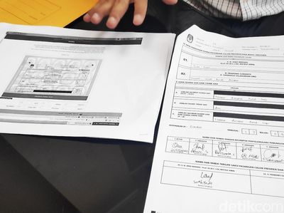 Penampakan Form C1 Untungkan 02 yang Diamankan di Menteng