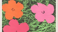 Di antara sejumlah karya seni pop art yang ikonik dan kontrovesial, Andy Warhol pernah membuat lukisan bunga yang dijual senilai Rp 29 miliar.  Foto: MOMA/ Istimewa