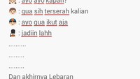 Rencana bukber pasti tak akan terealisasi kalau semua anggota grup cuma menjawab ikut tanpa ada niat menentukan waktu dan tempat. Duh tiba-tiba sudah lebaran.