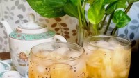 Kalau mau menyajikan menu buka puasa enak untuk tamu, es blewah patut jadi pilihan nih. Tampilannya juga berhasil menggugah selera. Foto: Instagram uttuksetyo