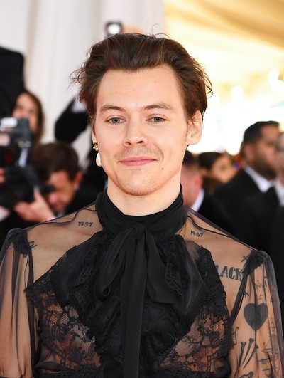 Harry Styles NEW YORK, NEW YORK - MAY 06: Harry Styles and Alessandro Michele attend The 2019 Met Gala Celebrating Camp: Notes on Fashion at Metropolitan Museum of Art on May 06, 2019 in New York City. (Photo by Dimitrios Kambouris/Getty Images for The Met Museum/Vogue)