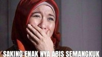 Kalau menyantap makanan karena lupa memang tak membuat puasa batal. Tapi kalau lupanya sampai makan semangkuk makanan sih namanya apa ya? Foto: istimewa