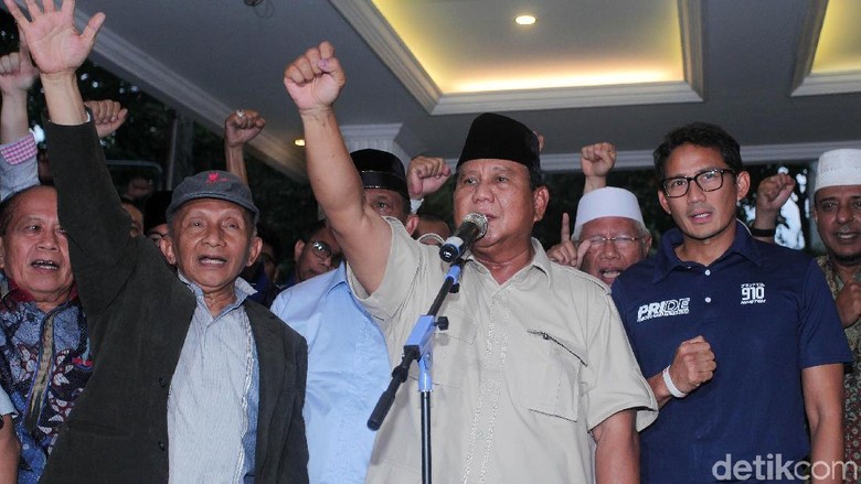 Penjelasan soal Turunnya Klaim Kemenangan Prabowo Penjelasan soal Turunnya Klaim Kemenangan Prabowo