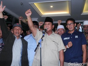 PD Sebut 62% Prabowo Menang Angka Halu, BPN: Itu Angka Konkret!
