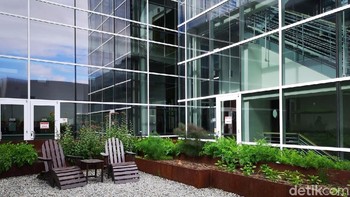 Tempat bersantai. (Foto: detikINET/Agus Tri Haryanto)