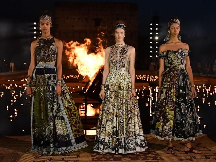 Fashion show Dior koleksi Resort 2020 di Marrakech, Maroko. (Foto: Getty Images) Fashion show Dior koleksi Resort 2020 di Marrakech, Maroko. (Foto: Getty Images)