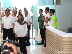 Rini Soemarno Jajal Bandara Baru DIY yang Baru Beroperasi
