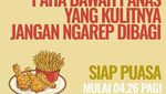 Bikin Ngakak! Asosiasi Kocak Penggemar Makanan Ini Siap Meriahkan Bulan Puasa