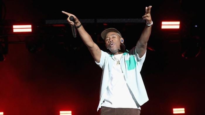 VIRGINIA BEACH, VIRGINIA - APRIL 27: Tyler, the Creator performs onstage at SOMETHING IN THE WATER - Day 2 on April 27, 2019 in Virginia Beach City. (Photo by Brian Ach/Getty Images for Something in the Water)