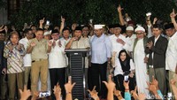 Sandiaga menyebut ada pembisik Prabowo di panggung deklarasi itu. Andi Arief menyebut pembisik Prabowo itu dengan julukan Setan Gundul. Dok.Detikcom/Rifkianto Nugroho.