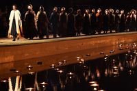 Fashion show Dior koleksi Resort 2020 di Marrakech, Maroko.