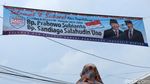 Spanduk Klaim Kemenangan Prabowo-Sandi Muncul di Bintara Jaya Bekasi