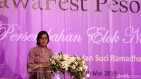 Sri Mulyani juga sempat memberikan pidatonya.