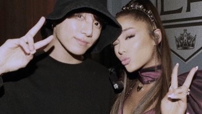Ini Pesan Manis Jungkook untuk Ariana Grande