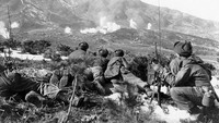 Korea Selatan dibantu oleh Amerika Serikat dan sekutunya, sedangkan Korea Utara dibantu oleh Uni Soviet (sekarang Rusia) dan China (Reuters)