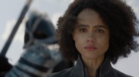Tatapan mata penuh kepedihan dari Missandei ke arah Greyworm. Dok. HBO
