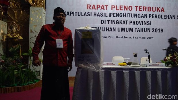  Pleno rekapitulasi perolehan suara Pilpres di Bali, Rabu (8/5/2019)