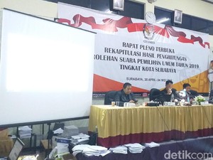 Jokowi Menang di Surabaya, Saksi Prabowo Tolak Teken Hasil Rekapitulasi