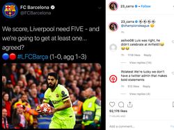 Perayaan Meriah Para Bintang Liverpool di Instagram