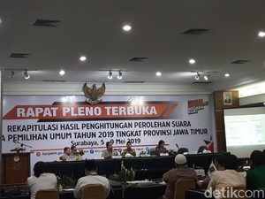 Suara Jokowi Unggul di Rekapitulasi Sementara Provinsi Jatim