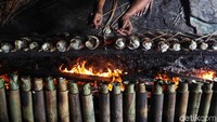 Menurut perajin, permintaan lemang mengalami peningkatan saat bulan Ramadhan.