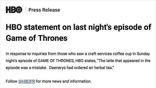 Inikah Jawaban Teka-teki Pemilik Cup Kopi di Game of Thrones? Inikah Jawaban Teka-teki Pemilik Cup Kopi di Game of Thrones?