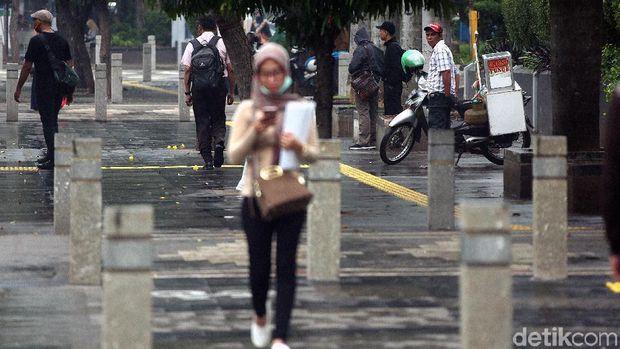 Trotoar di Sudirman /