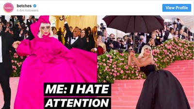 Bikin Ketawa, Lady Gaga hingga Katy Perry Jadi Meme Kocak Met Gala 2019