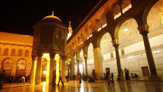 Umayyad Mosque, Masjid Pertama yang Penah Dikunjungi Paus