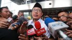 Ekspresi Menag Usai Diperiksa 5 Jam Oleh KPK