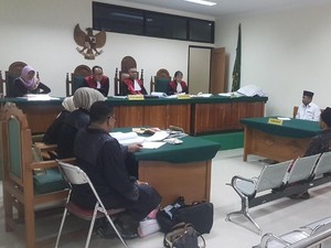 Kampanye di Musala, Caleg PKB di Banten Duduk di Kursi Pesakitan