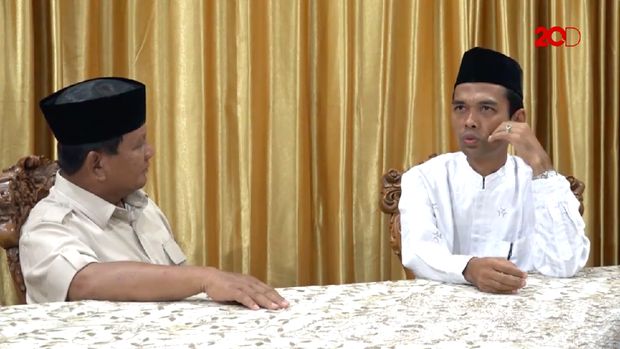 UAS dan Prabowo