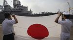 Kapal Penghancur Jepang Berlabuh di Priok