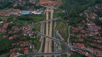 Beginilah penampakan Tol Cisumdawu yang siap digunakan secara fungsional untuk mudik lebaran tahun 2019.