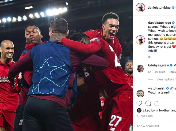 Perayaan Meriah Para Bintang Liverpool di Instagram