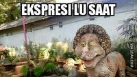 Waduh! Kamu jangan sampai begini karena kebanyakan makan kolak, ya. Saking kebanyakannya jadi mabok kolak. Foto: 1Cak