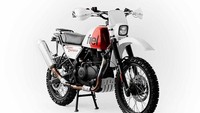 Perusahaan retail asal Barcelona, Spanyol, Fuel Bespoke Motorcycles, mempermak Royal Enfield. Foto: Pool (motorcyclenews)