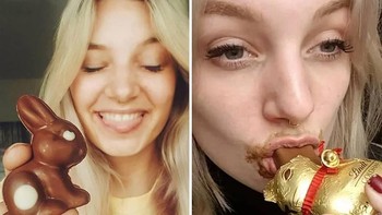Gaya makan coklat di Instagram dan kenyataan. Foto: instagram.com/the_truth_is_not_pretty/