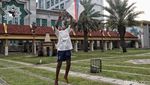 Keceriaan Anak-anak Bermain di JIC Meski Tengah Puasa