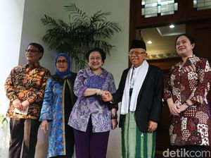 Bertemu, Megawati dan Maruf Bahas Bahaya Aksi Inkonstitusional