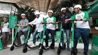 Menurut Project Leader Digital Hub Sinar Mas Land Irwan Harahap, layanan GrabWheels akan memperkuat sistem transportasi yang terintegrasi di area BSD City. Pool/Grab.
