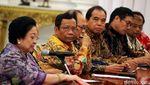 Jokowi Terima Kedatangan Megawati Hingga Mahfud MD di Istana