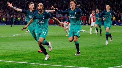 Tottenham Kalahkan Ajax pada Malam Dramatis di Amsterdam
