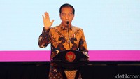 Presiden Joko Widodo (Jokowi) membuka forum perencanaan Musrenbangnas 2019 dan RKP 2020 di Hotel Shangrila, Jakarta Selatan, Kamis (9/5/2019).