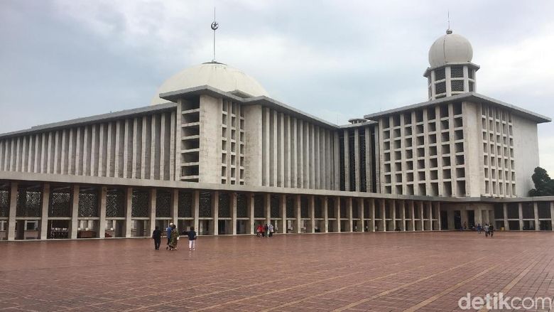 Persiapan Renovasi Besar Masjid Itiqlal