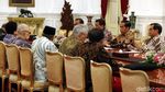Jokowi Terima Kedatangan Megawati Hingga Mahfud MD di Istana