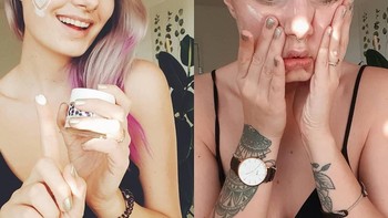 Gaya pakai krim wajah di Instagram dan kenyataan. Foto: instagram.com/the_truth_is_not_pretty/