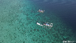Foto Drone: Pulau dengan Perairan Sejernih Kristal di NTT