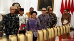 Jokowi Terima Kedatangan Megawati Hingga Mahfud MD di Istana