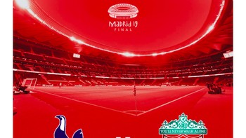 Liverpool di Twitter langsung memberi ucapan tantangan. Sampai jumpa di Madrid, Spurs, tulis mereka. Foto: istimewa